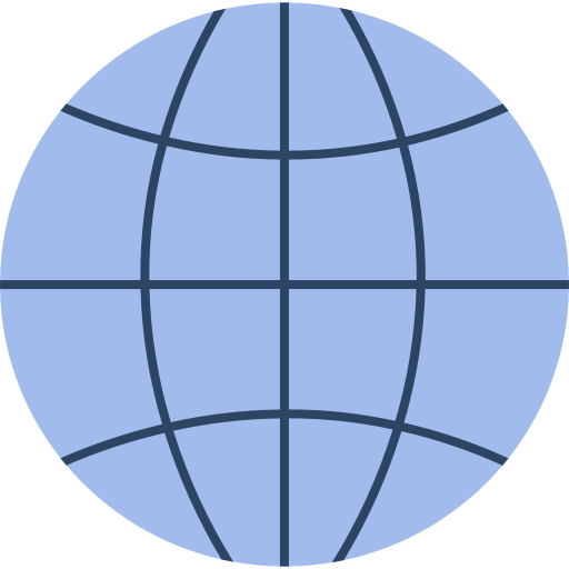 Worldwide Generic color fill icon