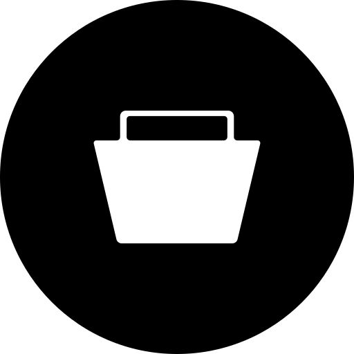 Shopping bag Generic black fill icon