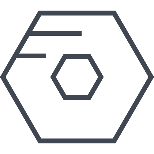 hexagone Generic outline Icône