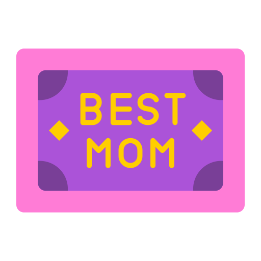 最高のママ Generic color fill icon