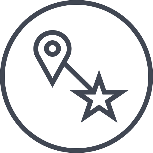 Point Generic outline icon