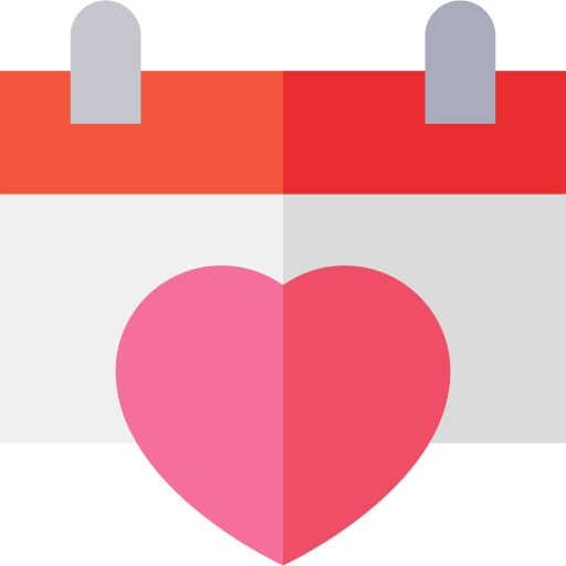 valentinstag Basic Straight Flat icon