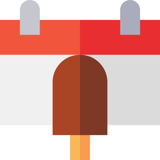 День мороженого Basic Straight Flat иконка