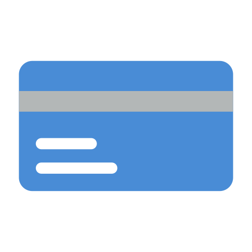 tarjeta de crédito Generic color fill icono