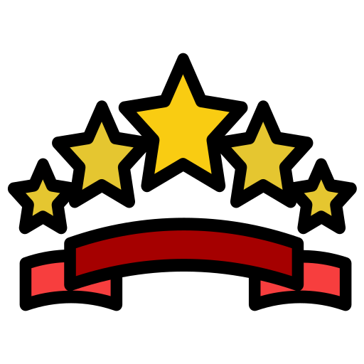 Звездный рейтинг Generic color lineal-color иконка
