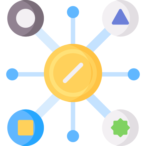 Crypto currency Generic color fill icon