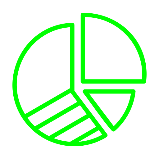 cirkeldiagram Generic color outline icoon