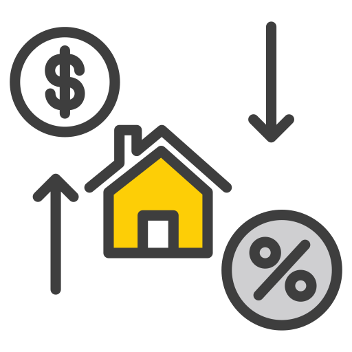 Interest rate Generic color lineal-color icon
