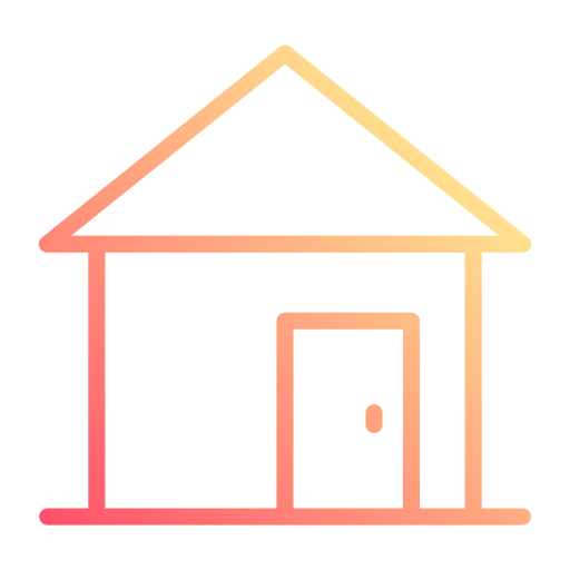 casa Generic gradient outline icona