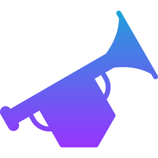 trompet Generic gradient fill icoon