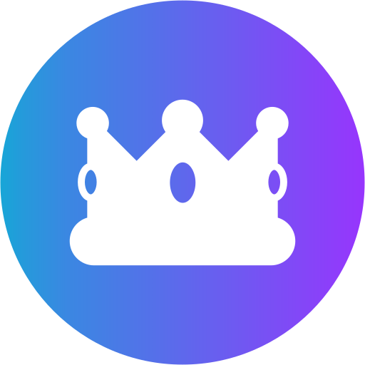 Crown Generic gradient fill icon