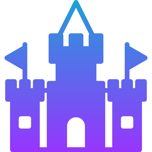 Castle Generic gradient fill icon