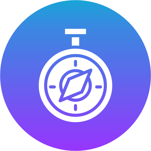 Compass Generic gradient fill icon