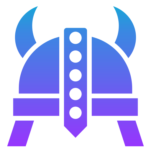 Viking helmet Generic gradient fill icon