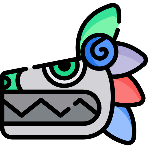 quetzalcoatl Special Lineal color icoon