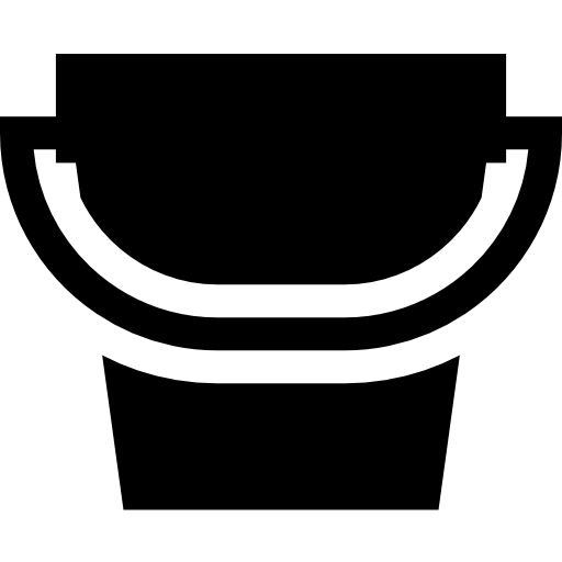 secchio Basic Straight Filled icona