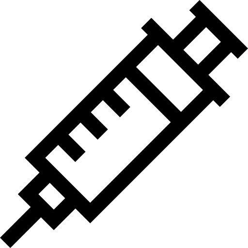 注射器 Basic Straight Lineal icon