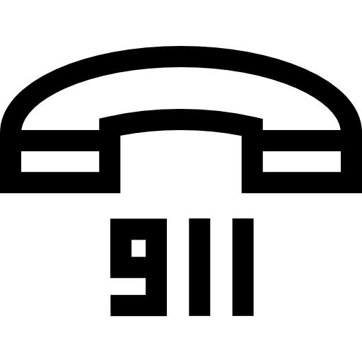 911 Basic Straight Lineal icono