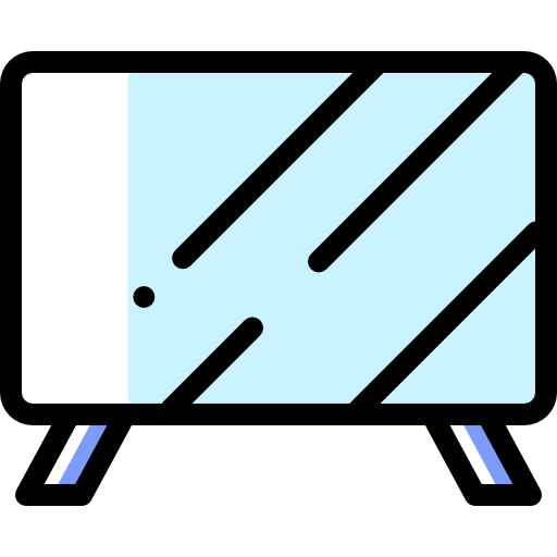 モニター Detailed Rounded Color Omission icon
