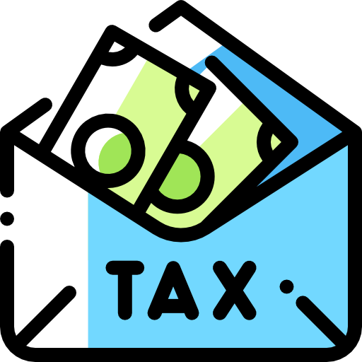 Tax Detailed Rounded Color Omission icon