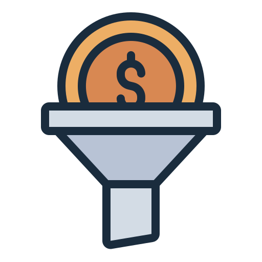 Sales funnel Generic color lineal-color icon