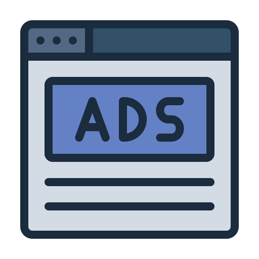 Online advertising Generic color lineal-color icon