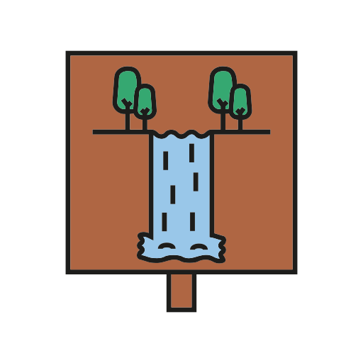 滝 Generic color lineal-color icon