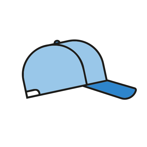 野球帽 Generic color lineal-color icon
