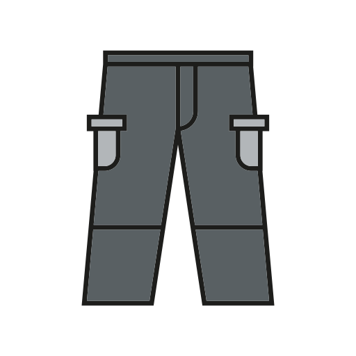 pantalones Generic color lineal-color icono