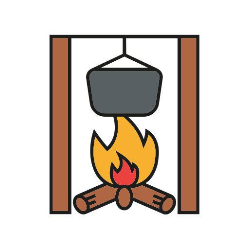 Campfire Generic color lineal-color icon