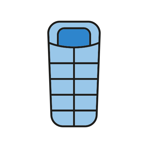 Sleeping bag Generic color lineal-color icon