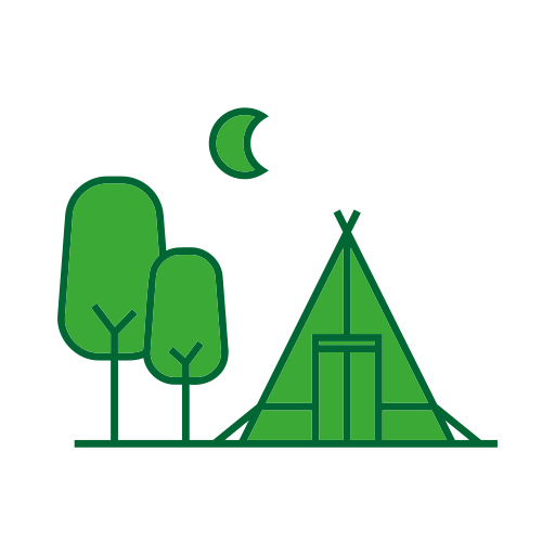 캠핑 Generic color lineal-color icon