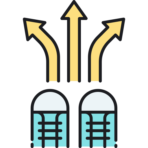 Direction Generic color lineal-color icon