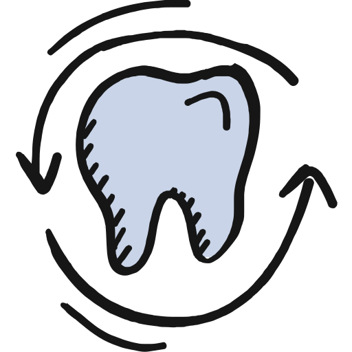 molar Generic color lineal-color icono