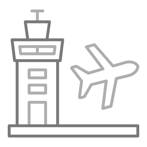 aeropuerto Generic color outline icono