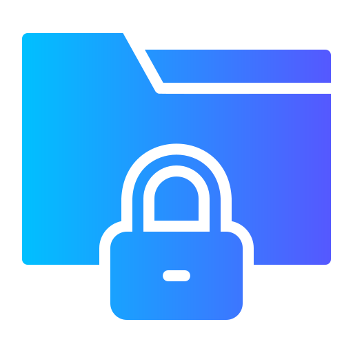機密データ Generic gradient fill icon