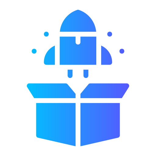 Product release Generic gradient fill icon