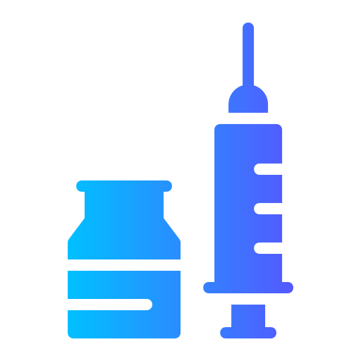 szczepionka Generic gradient fill ikona