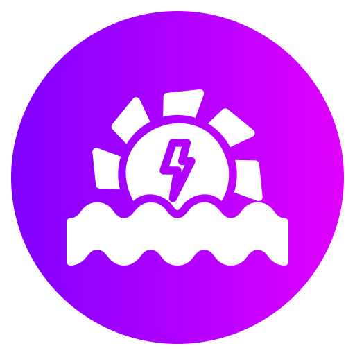 hidroelectricidad Generic gradient fill icono