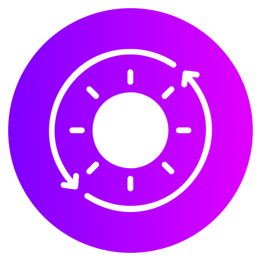 Solar power Generic gradient fill icon