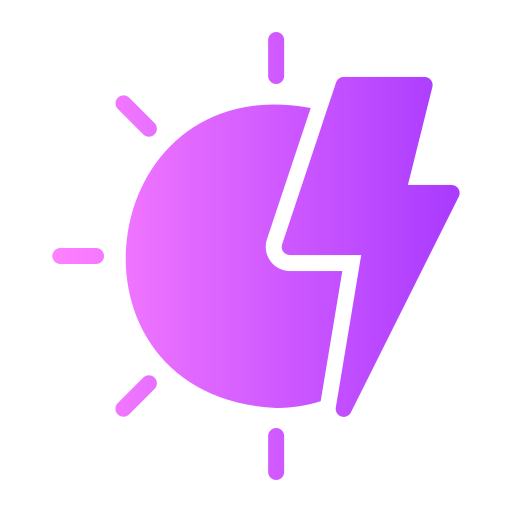 sonnenenergie Generic gradient fill icon