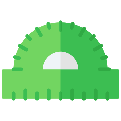 Protractor Generic color fill icon