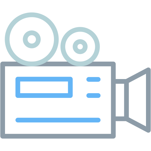 videokamera Generic color outline icon