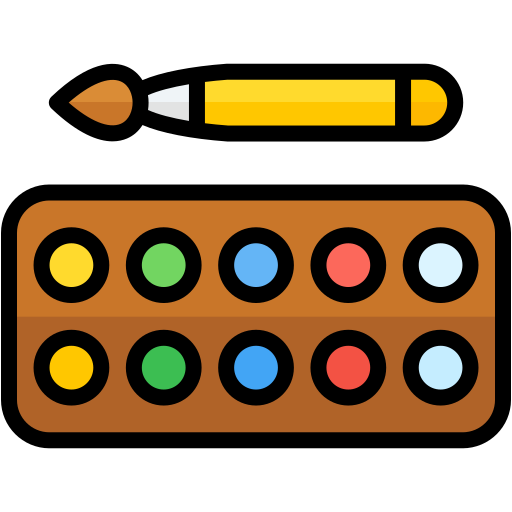 水彩 Generic color lineal-color icon