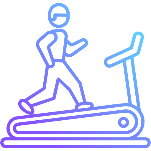 Treadmill Generic gradient outline icon