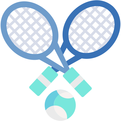 Большой теннис Generic color fill иконка