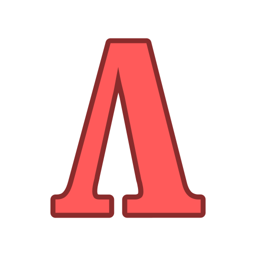 lambda Generic color lineal-color icono