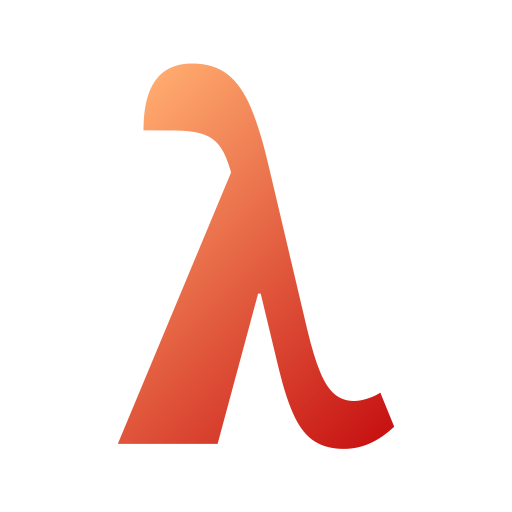 lambda Generic gradient fill icono