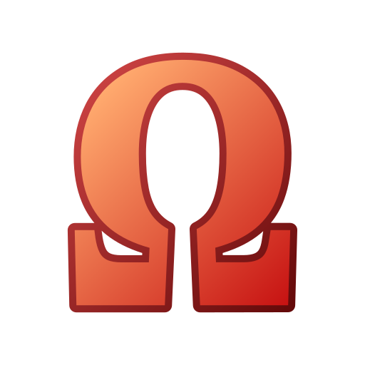 オメガ Generic gradient lineal-color icon