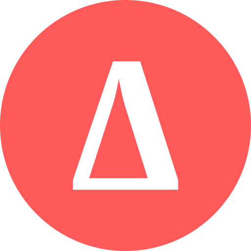 Delta Generic color fill icon